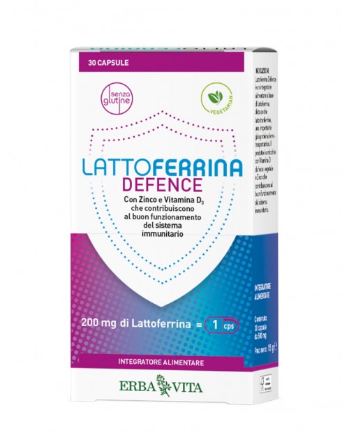 LATTOFERRINA DEFENCE 30 Capsule Erba Vita